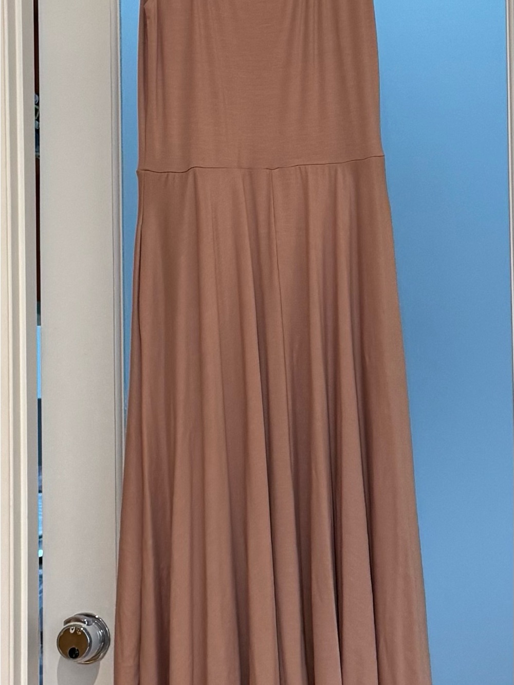 Reformation Mauve Brown Midi Dress